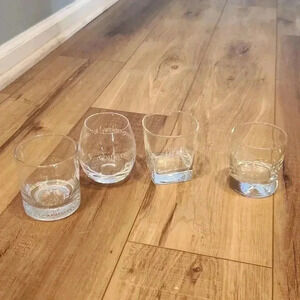 Lot of whiskey bourbon glasses 4 Piece